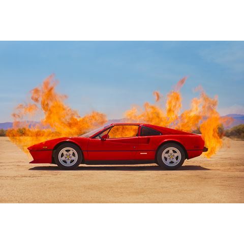 Ferrari on Fire
