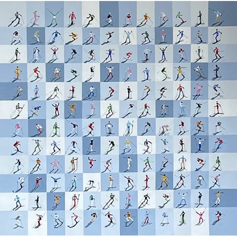 144 Skiers in Formentera Blue