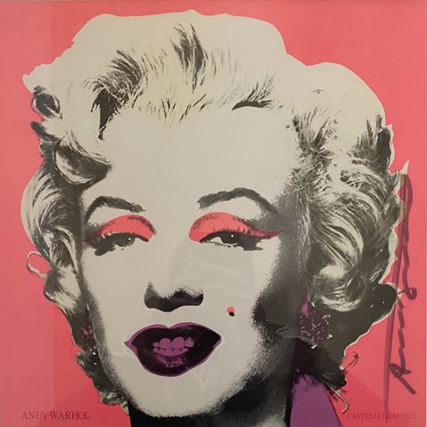 Marilyn Monroe invitation (Castelli Graphics)