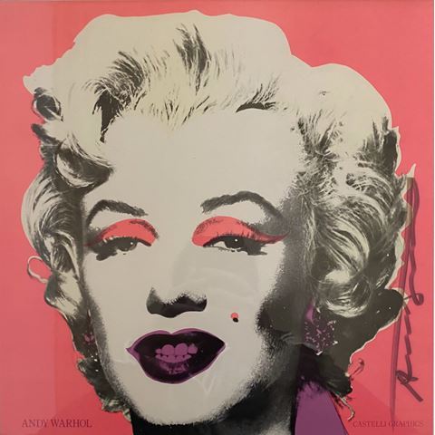 Marilyn Monroe invitation (Castelli Graphics)