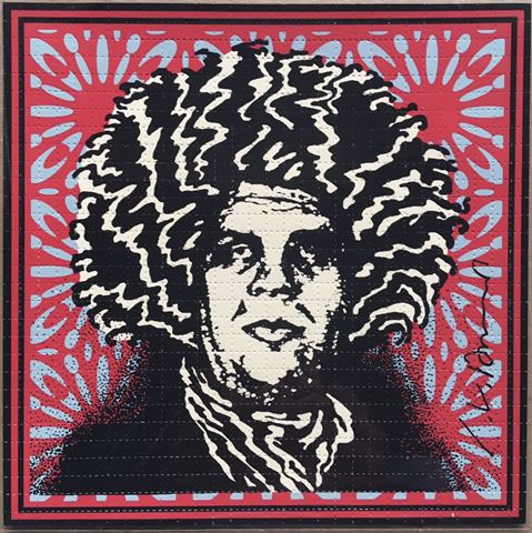Obey (Shepard Fairey), Psychedelic Andr&amp;amp;amp;#233; (CLASSIC RED OBEY GIANT VARIANT), Blotter perforato