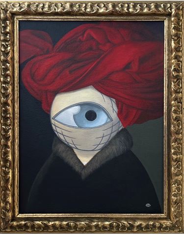 Ksenia Yarosh, Uomo con turbante rosso - Jan Van Eyck